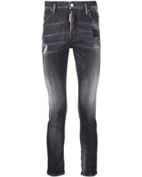 DSquared² - Faded Slim Leg Jeans - Lyst