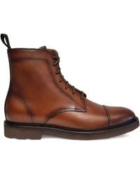 Henderson - Lace-Up Leather Boots - Lyst