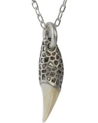 Parts Of 4 - Bear Tooth Ghost Hybrid Pavé Necklace - Lyst