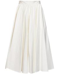 Blanca Vita - Gathered Pleated Midi Skirt - Lyst