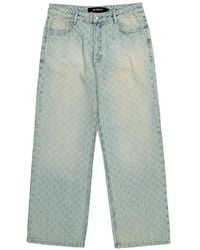 MISBHV - Jean À Motif Monogrammé - Lyst