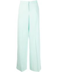 Pinko - High-Waist-Hose Mit Weitem Bein - Lyst