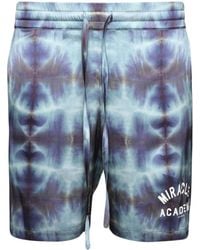 NAHMIAS - Tie-Dye Silk Shorts - Lyst