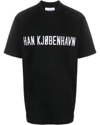 Han Kjobenhavn - T-Shirt En Coton Biologique À Logo Imprimé - Lyst