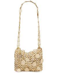 Rabanne - Gold Nano 1969 Bag With Medals - Lyst