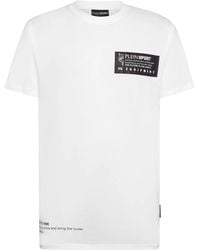Philipp Plein - Logo-Print Cotton T-Shirt - Lyst