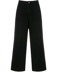 Egrey Cropped Jeans - Zwart