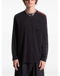 Y-3 - Raglan-Sleeve Side-Stripe T-Shirt - Lyst