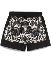 Sandro - フローラル ショートパンツ - Lyst