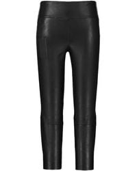 SPRWMN - Leather Cropped Legging - Lyst