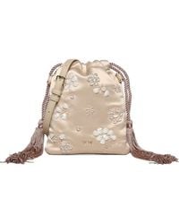 V73 - Floral Tassel Shoulder Bag - Lyst