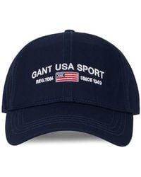 GANT - Logo-Embroidered Baseball Cap - Lyst