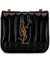 Saint Laurent - Small Vicky Quilted Crossbody Bag - Lyst