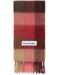 Acne Studios - Sciarpa A Quadri - Lyst