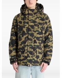 A Bathing Ape - 1 St Camo Shark-Detail Jacket - Lyst
