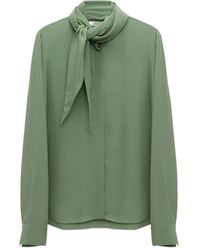Dorothee Schumacher - Blouse Met Gestrikte Hals - Lyst