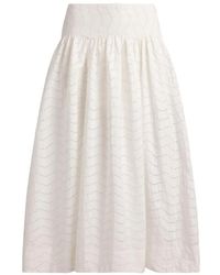 Polo Ralph Lauren - Gelaagde Rok Met Ringlets - Lyst