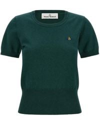 Vivienne Westwood - Bea Orb Embroidered T-Shirt - Lyst