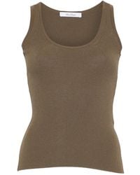 Max Mara - Editta Ribbed-Knit Tank Top - Lyst