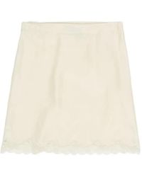 Bimba Y Lola - Lace-Hem Mini Skirt - Lyst
