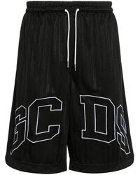 Gcds - Pantalones cortos de chándal con logo bordado - Lyst