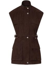 Liu Jo - Suede Vest - Lyst