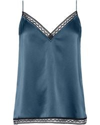 Eres - Instant Lace-Trim Silk Camisole - Lyst