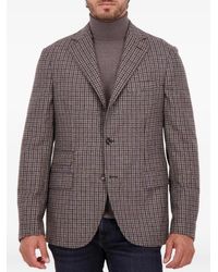Slowear - Houndstooth-Pattern Montedoro Jacket - Lyst