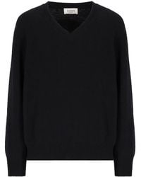 Laneus - V-Neck Sweater - Lyst