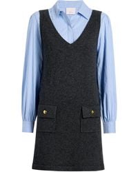 Cinq À Sept - Vivianne Mini-Jurk Met Zakdetail - Lyst