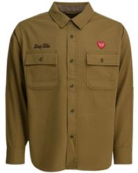 Human Made - Work Embroidered Shirt Jacket - Lyst