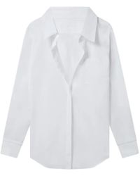 Stella McCartney - Long-Sleeve Button-Up Cotton Poplin Shirt - Lyst