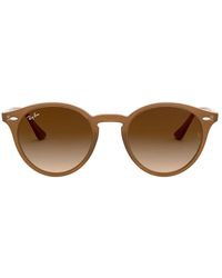 Ray-Ban - Rb2180 Round-Frame Sunglasses - Lyst
