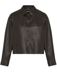 Yves Salomon - Leather Shirt - Lyst