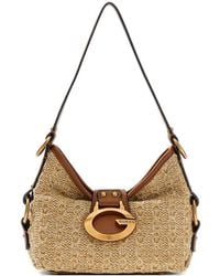 Guess - Camden Woven Logo-Plaque Tote Bag - Lyst