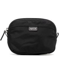 agnès b. - Curved Logo-Patch Wallet - Lyst