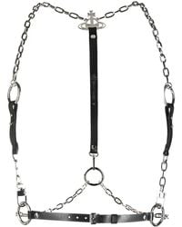 Vivienne Westwood - Orb-Plaque Leather Belt - Lyst