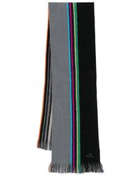 Paul Smith - スポーツストライプ リバーシブル スカーフ - Lyst