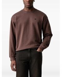Benetton - Logo-Embroidered Crew-Neck Sweater - Lyst