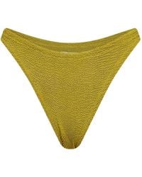 MC2 Saint Barth - Naomi Crinkle-Effect Bikini Bottoms - Lyst