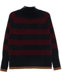Be You - Striped Roll-Neck Sweater - Lyst