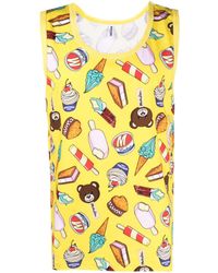 Moschino - Graphic-print Tank Top - Lyst