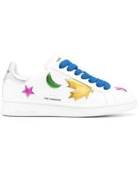 DSquared² - Boxer Sneakers With Embroidered Patches - Lyst
