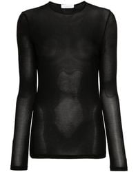 Rabanne - セミシアー ロングtシャツ - Lyst