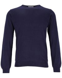 Al Duca d'Aosta - Fine-Knit Crew-Neck Sweater - Lyst