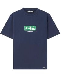 Palm Angels - Street Signals Regular T-Shirt - Lyst