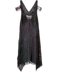 Marine Serre - Regenerated Patchwork Midi Dress - Lyst