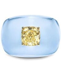 SOLO for Diamonds - Bague Ornée De Diamants De Synthèse - Lyst