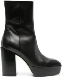 Aeyde - Berlin Soft Calf Leather Black Shoes - Lyst