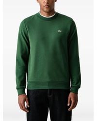 Lacoste - Logo-Patch Crew-Neck Sweater - Lyst